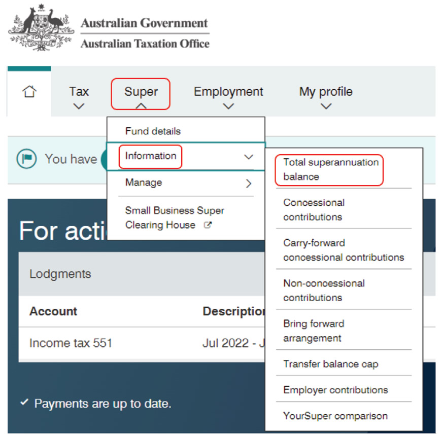 How myGov can help you track your super